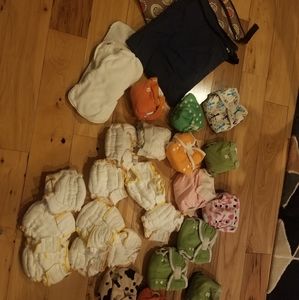 13 newborn cloth diapers